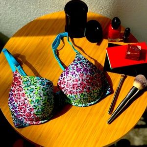 animal print bra converts to racer back